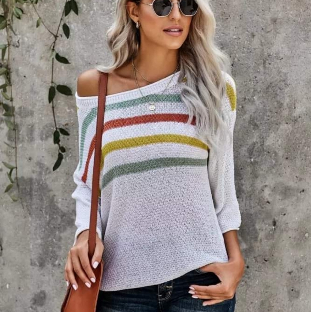 Off the shoulder sweater